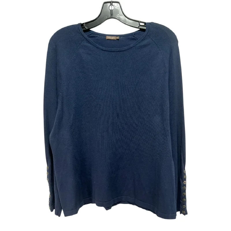 Sweater By J Mclaughlin In Blue, Size: 1x