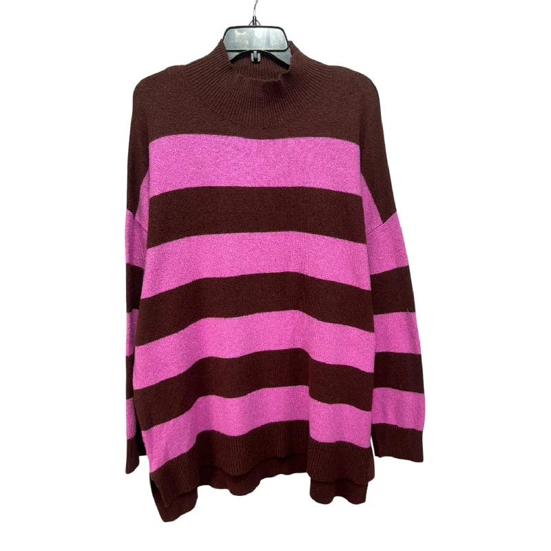 Sweater By Loft In Striped Pattern, Size: Xl