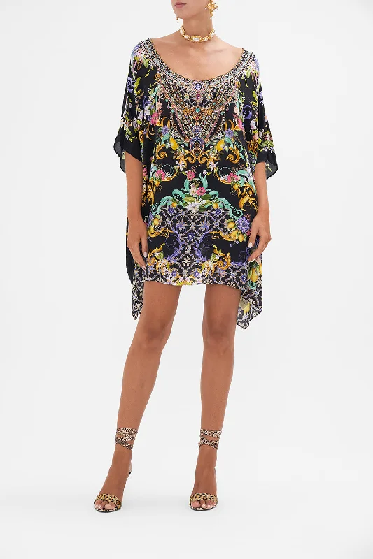 SHORT ROUND NECK KAFTAN MEET ME IN MARCHESA