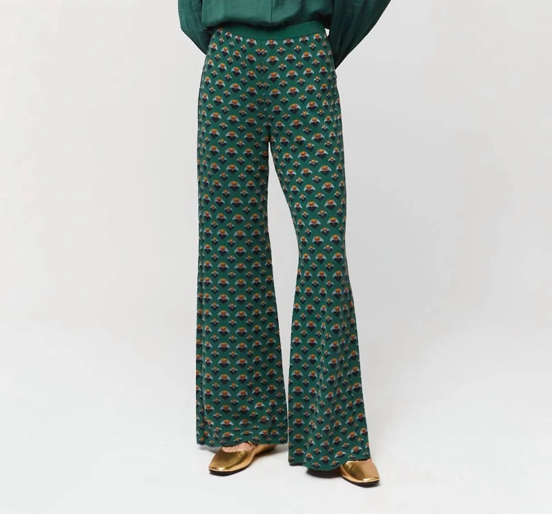 Knit Pants In Green