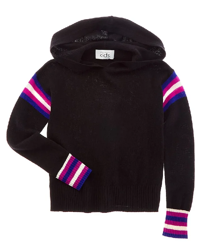 Autumn Cashmere Stripe Wool & Cashmere-Blend Hoodie