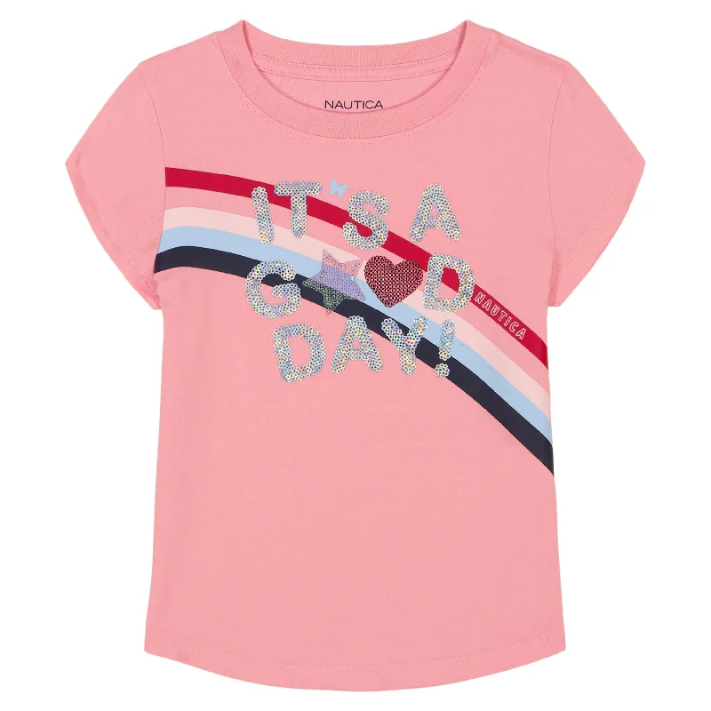 Nautica Girls' It's A Good Day T-Shirt (7-16)