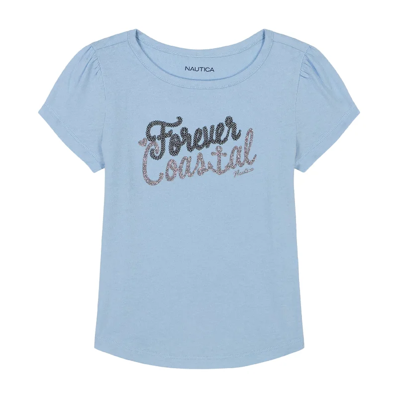 Nautica Little Girls' Forever Coastal T-Shirt (4-6X)