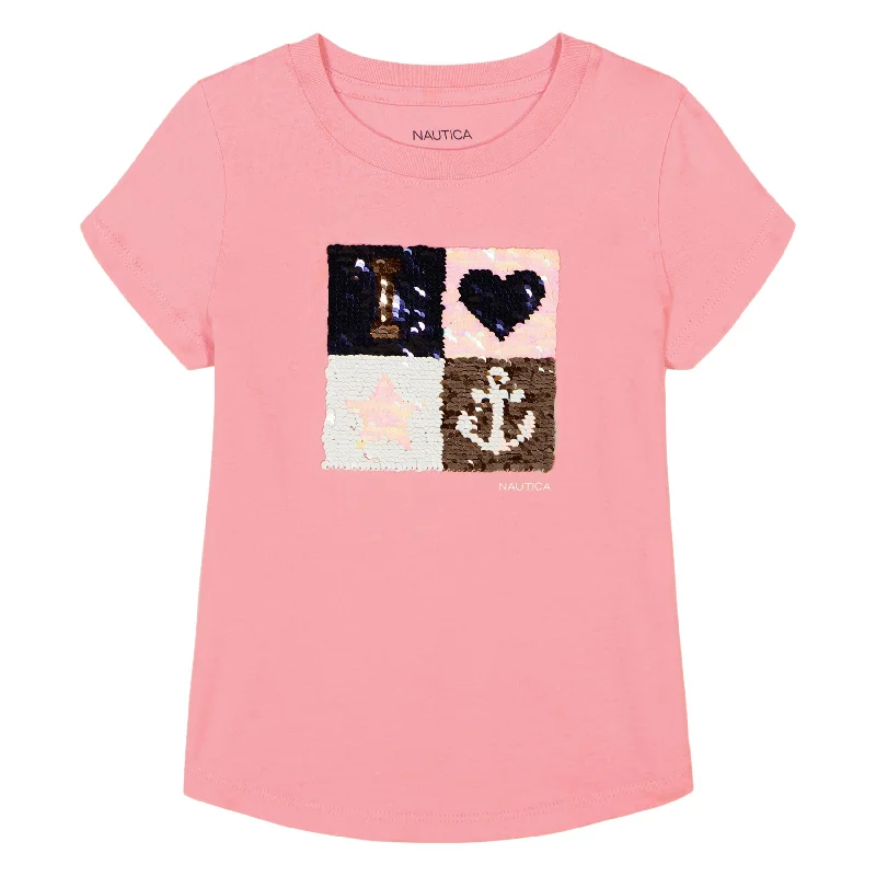 Nautica Little Girls' Icon Blocks T-Shirt (4-6X)