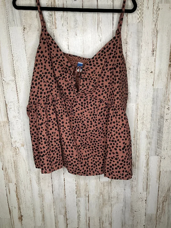 Tank Top By Old Navy In Animal Print, Size: 3x