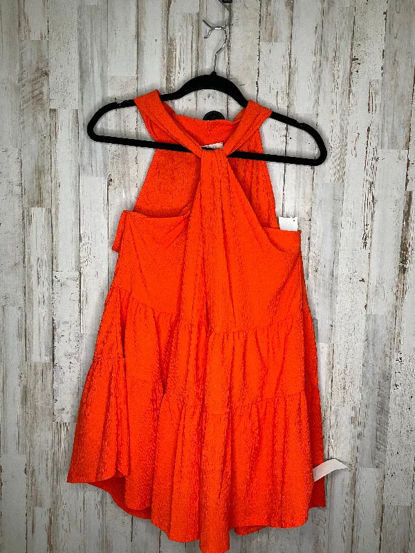 Top Sleeveless By Cmc In Orange, Size: 3x