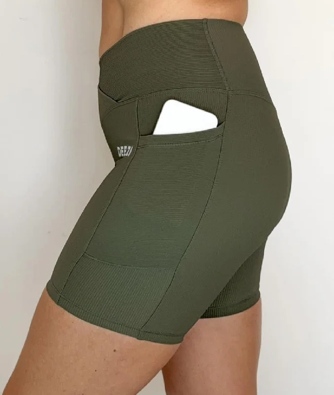 Chrissy Bike Shorts Olive