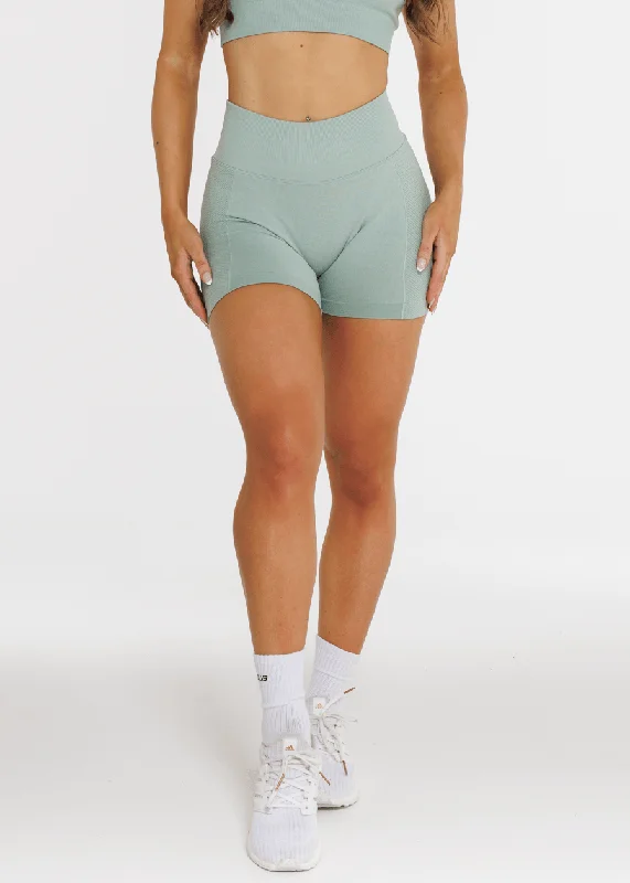 Prime Seamless Shorts - Pistachio